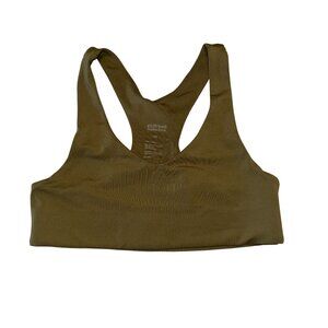 Girlfriend Collective Lola V-Neck Fern Green Sports Bra Women's X-Small XS